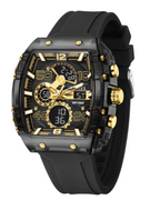 The Gearvolts Black & Gold Analog-Digital Sport Watch for Men