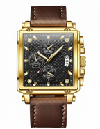 GearVolts Black & Gold Automatic Skeleton Sport Watch