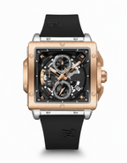 GearVolts Big Face Watch - Multi-Function Chrono, Black Strap